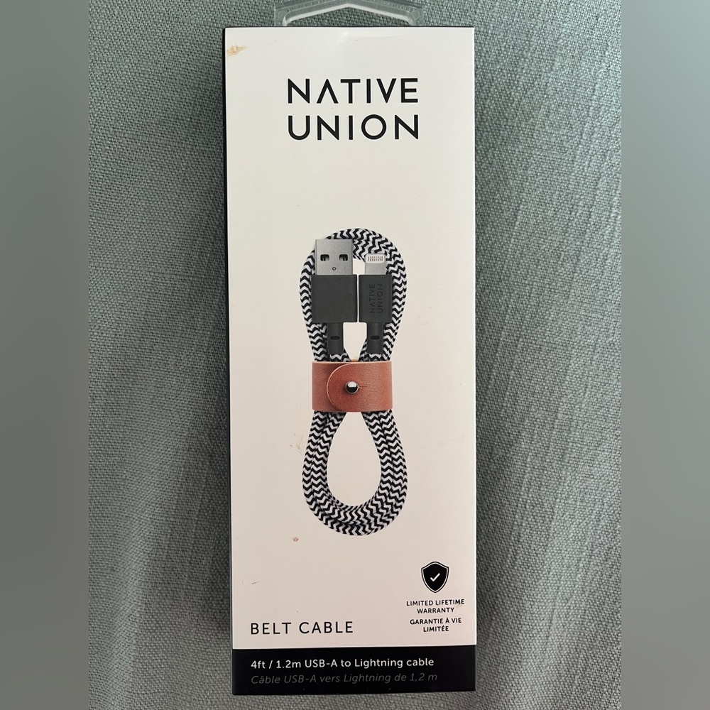 Native Union 4 ft USB-A to Lightning Cable